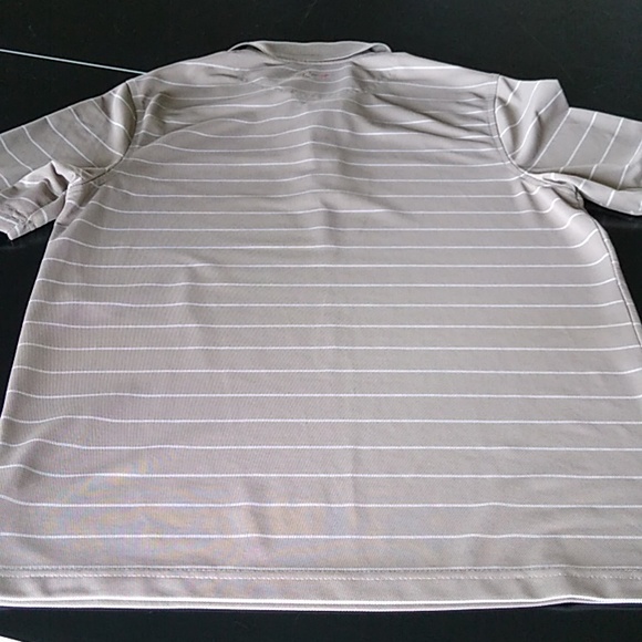 Tassco Elba GREG NORMAN PLAY DRY SHIRTS 1 BLACK 1 TAN STRIPED - Picture 13 of 13